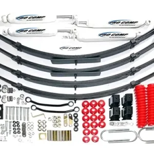 Authentique KIT COMPLET SUSPENSION PROCOMP REHAUSSE +100MM POUR JEEP WRANGLER YJ DE 1987 A 1995