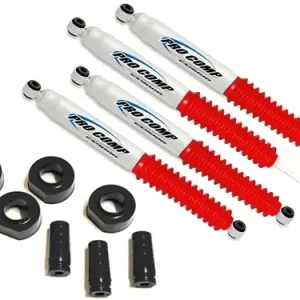 KIT REHAUSSE PROCOMP REHAUSSE +40MM POUR JEEP WRANGLER TJ DE 1996 A 2006 Authentique
