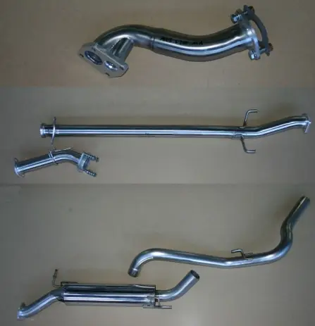 LIGNE ECHAPPEMENT COMPLETE INOX POUR MITSUBISHI L200 TRITON DE 2006 A 2010 Seulement Aujourd’hui