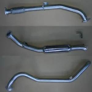 Acheter Direct LIGNE ECHAPPEMENT COMPLETE INOX POUR NISSAN PATROL Y60 CHASSIS COURT