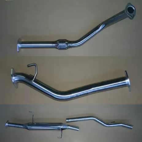 Must-Have LIGNE ECHAPPEMENT COMPLETE INOX POUR ISUZU D-MAX 3L DE 2005 A 2006