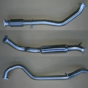 LIGNE ECHAPPEMENT COMPLETE INOX POUR NISSAN PATROL Y61 2.8L CHASSIS COURT JUSQU'A 2000 Bon Marché