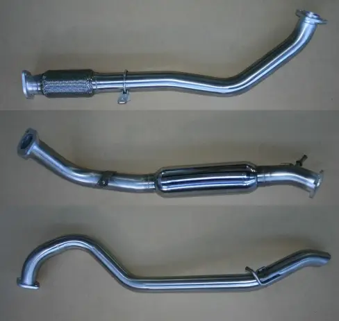 LIGNE ECHAPPEMENT COMPLETE INOX POUR NISSAN PATROL Y61 2.8L CHASSIS COURT JUSQU'A 2000 Bon Marché