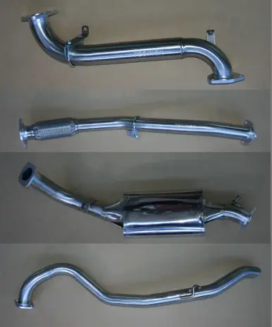 Expédié Aujourd’hui LIGNE ECHAPPEMENT COMPLETE INOX POUR NISSAN PATROL Y61 3L CHASSIS COURT