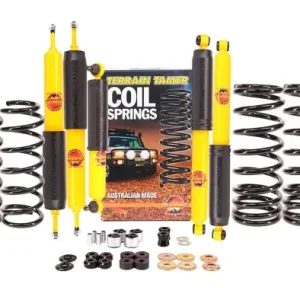 Offre Du Jour KIT DE SUSPENSION TERRAIN TAMER REHAUSSE +40/50MM POUR NISSAN PATROL Y61 A PARTIR DE 1997