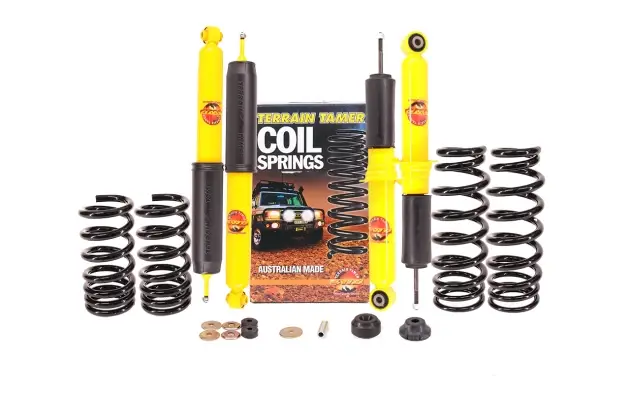 Nouvel Arrivage KIT DE SUSPENSION TERRAIN TAMER REHAUSSE +40/50MM POUR MITSUBISHI PAJERO 3 ET 4