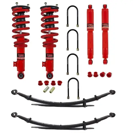 Commander Maintenant KIT DE SUSPENSION PEDDERS REHAUSSE+40MM TARAGE MEDIUM POUR NISSAN NAVARA D40 EZIFIT