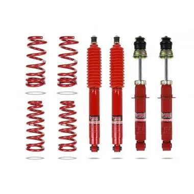 KIT DE SUSPENSION PEDDERS SANS REHAUSSE TARAGE CONFORT POUR MITSUBISHI PAJERO LONG A PARTIR DE 2006 EZIFIT Expédié Aujourd’hui