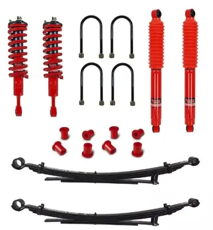 KIT DE SUSPENSION PEDDERS REHAUSSE+30/40MM TARAGE CONFORT POUR TOYOTA HILUX VIGO EZIFIT Meilleur Choix
