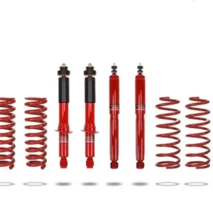 KIT DE SUSPENSION PEDDERS REHAUSSE+45MM TARAGE CONFORT POUR TOYOTA LANDCRUISER KZJ/KDJ 90/95 1996-2000 EZIFIT Achat Immédiat