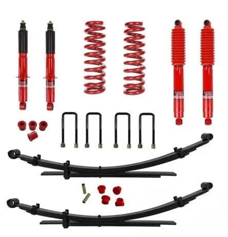 KIT DE SUSPENSION PEDDERS REHAUSSE+40MM TARAGE EXTRA HEAVY DUTY POUR ISUZU D-MAX A PARTIR DE 2012 Remise