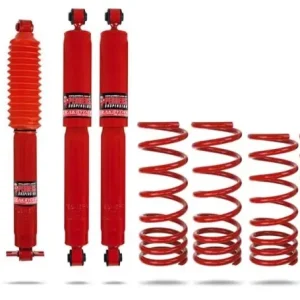 KIT DE SUSPENSION PEDDERS REHAUSSE +10MM TARAGE MEDIUMPOUR LAND ROVER DEFENDER 90 A PARTIR DE 1983 Quantité Limitée