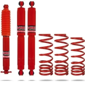 Solde KIT DE SUSPENSION PEDDERS REHAUSSE+50MM TARAGE HEAVY DUTY POUR LAND ROVER DEFENDER 110 & 130 A PARTIR DE 2007