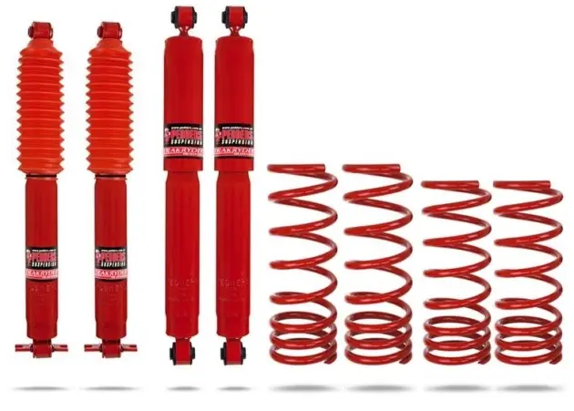 KIT DE SUSPENSION PEDDERS REHAUSSE+40MM TARAGE MEDIUM POUR LAND ROVER DISCOVERY SERIE2 DE1999 A 2005 Livraison Gratuite
