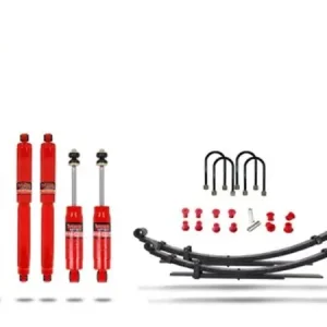KIT DE SUSPENSION PEDDERS REHAUSSE+50MM TARAGE MEDIUM POUR MITSUBISHI L200 1996-2006 Populaire