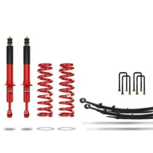KIT DE SUSPENSION PEDDERS REHAUSSE+35/40MM TARAGE CONFORT POUR TOYOTA HILUX VIGO Commander Maintenant
