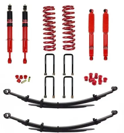 KIT DE SUSPENSION PEDDERS REHAUSSE+45MM TARAGE EXTRA HEAVY DUTY POUR TOYOTA HILUX REVO Certifié