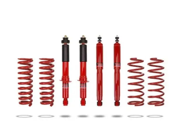 Pas Cher KIT DE SUSPENSION PEDDERS REHAUSSE+50MM TARAGE MEDIUM POUR TOYOTA LANDCRUISER KZJ/KDJ 90-95
