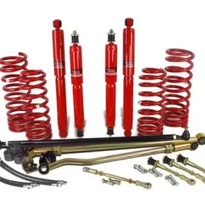 Remise KIT DE SUSPENSION PEDDERS REHAUSSE +80/100MM TARAGE MEDIUM POUR NISSAN PATROL GR Y61 5 PORTES