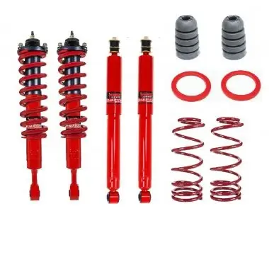 Prix Bas KIT DE SUSPENSION PEDDERS REHAUSSE +45MM TARAGE CONFORT POUR TOYOTA LANDCRUISER KDJ150 A PARTIR DE 2009 EZIFIT