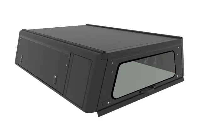 HARDTOP ALU CAB EXPLORER 3 POUR ISUZU D-MAX EXTRA CABINE (2013 - 2020) - ALUMINIUM LISSE NOIR Populaire