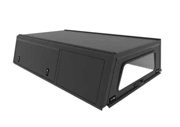 HARDTOP ALU CAB EXPLORER 3 POUR TOYOTA HILUX REVO SIMPLE CABINE - ALUMINIUM STRIE NOIR Achat Immédiat