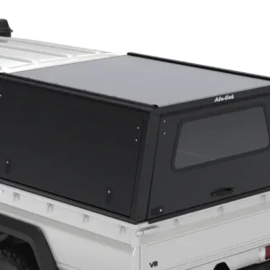 Livraison Gratuite HARDTOP ALU CAB ADVENTURE 3 POUR TOYOTA J79 DOUBLE CABINE - ALUMINIUM LISSE NOIR