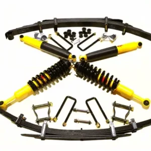 Dernier Modèle KIT DE SUSPENSION TERRAIN TAMER REHAUSSE +40/50MM AVEC COMBINE PRE-ASSEMBLE TERRAIN TAMER POUR NISSAN NAVARA D23 RESSORT ARRIERE A LAMES