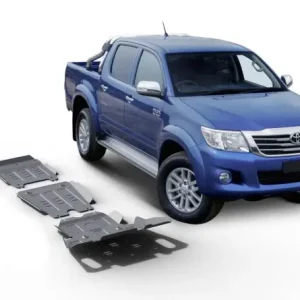 Super Prix KIT DE 3 BLINDAGES ALUMINIUM 6 MM RIVAL POUR TOYOTA HILUX VIGO DE 2007 A 2015