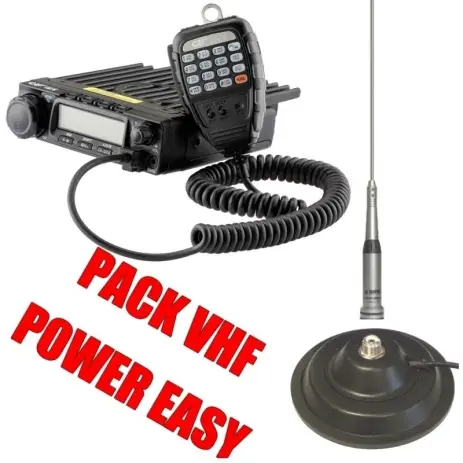 PACK RADIO VHF MOBILE RADIO CRT 2M HAM 60W (136-174Mhz) AVEC ANTENNE MAGNETIQUE ET SUPPORT Soldes