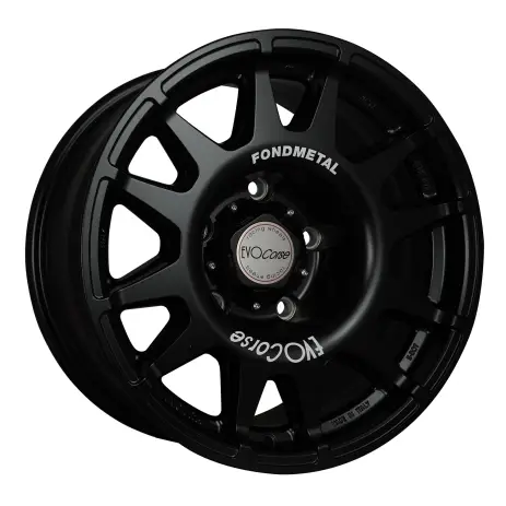 Dernier Modèle JANTE ALUMINIUM RENFORCE RAID EVO CORSE DAKAR SUPER ZERO 8.5x17" ET -12 NOIR MAT POUR TOYOTA HZJ/FZJ/GRJ/VDJ71/76/78/79/105