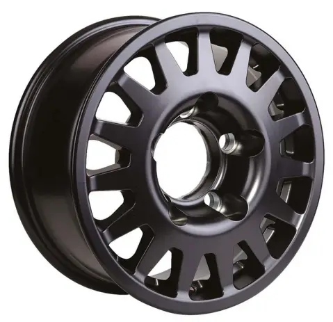Nouvel Arrivage JANTE ALUMINIUM MANANO BLACK 7 X 16 ENTRAXE 6 X 130 DEPORT 40