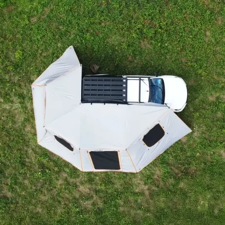 Satisfait Ou Remboursé PAROIS POUR AUVENT ROCKALU 450° DROIT AVEC PORTE FENETRE ET MOUSTIQUAIRE