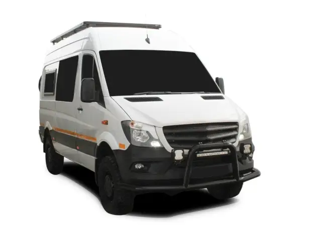 Commande En Gros KIT DE GALERIE SLIMLINE II POUR LE MERCEDES BENZ SPRINTER 144IN/170IN / L2/L3 / MWB/LWB SANS RAILS D'ORIGINE (2006- JUSQU'à PRéSENT)