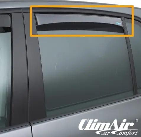 DEFLECTEUR D'AIR FUME VITRE ARRIERE POUR FORD RANGER DOUBLE CABINE A PARTIR DE 2023 Livraison Express