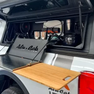 COFFRE CUISINE LONGUEUR 1250 MM POUR HARDTOP ALU CAB AVEC TABLETTE ET SET CUISINE Offre Spéciale