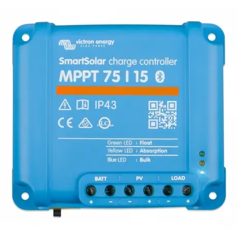 REGULATEUR SOLAIRE BLUETOOTH SMART VICTRON MPPT 15A Usine Directe