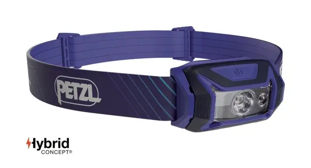 Pas Cher LAMPE FRONTALE COMPACTE RECHARGEABLE PETZL TIKKA CORE 450 LUMENS BLEU (BATTERIE CORE INCLUS)