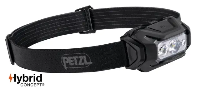 Quantité Limitée LAMPE FRONTALE ETANCHE PETZL ARIA 2 RGB 450 LUMENS NOIR