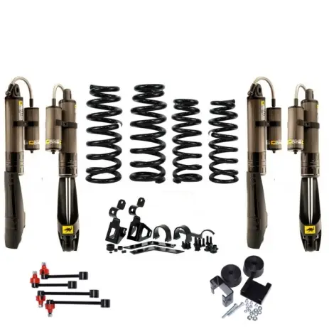 KIT DE SUSPENSION OME BP51 REHAUSSE +65/90MM TARAGE MEDIUM POUR JEEP WRANGLER JL ESSENCE Commander Maintenant