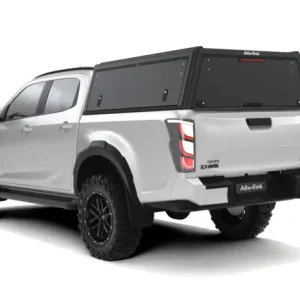 Jusqu’à Épuisement Des Stocks HARDTOP ALU CAB EXPLORER GUARD POUR ISUZU D-MAX 2020+ DOUBLE CABINE - ALUMINIUM LISSE NOIR