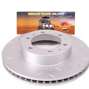 Livraison Express DISQUE DE FREIN AVANT POINTÉ / RAINURÉ TERRAIN TAMER DIAMETRE 318MM POUR TOYOTA TACOMA