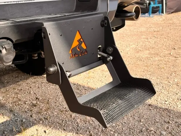 Marchepied rétractable Alu-Cab pour attelage carré US 50 mm (2") Expédié Aujourd’hui