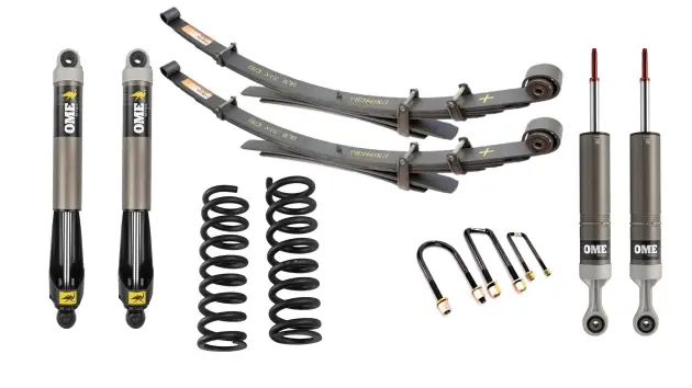 KIT DE SUSPENSION OME MT64 REHAUSSE +40MM TARAGE +300KG POUR TOYOTA HILUX REVO A PARTIR DE 2015 Paiement Sécurisé