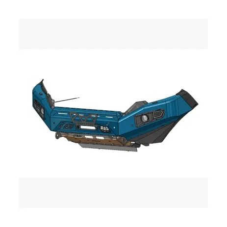 Achat Immédiat PARE CHOC AVANT AFN RENFORCÉ EN ACIER AVEC FEUX ANTI BROUILLARD POUR TOYOTA LAND CRUISER 150 2018-2021