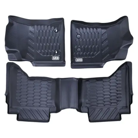 Prix Bas JEU DE TAPIS DE SOL AVANT ET ARRIERE ARB EN CAOUTCHOUC POUR TOYOTA HILUX VIGO DOUBLE CABINE 2011-2015