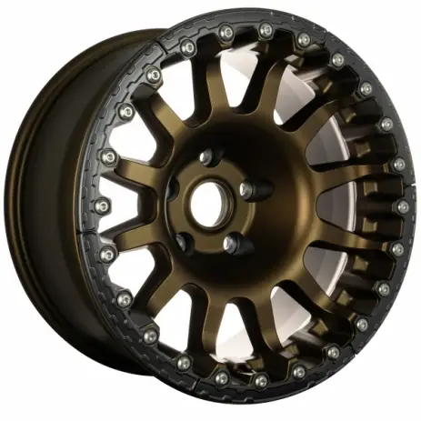 Jante aluminium renforcée EVO CORSE ATLAS BL (sans ring) bronze mat 8x17 ET-30 pour Toyota HDJ80 Dernier Modèle