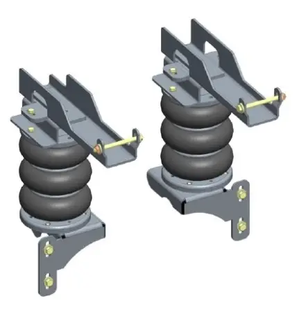 KIT RENFORT DE SUSPENSION PNEUMATIQUE 3 ETAGES MAD POUR MERCEDES SPRINTER/HYMER 907 4X4 A PARTIR DE 2018 SANS REHAUSSE GONFLAGE PAR VALVES Haute Qualité