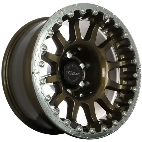 Livraison Express Jante aluminium renforcée EVO CORSE ATLAS BL (sans ring) bronze brillant 8x17 ET35 pour Ford Ranger et Ford Ranger Raptor