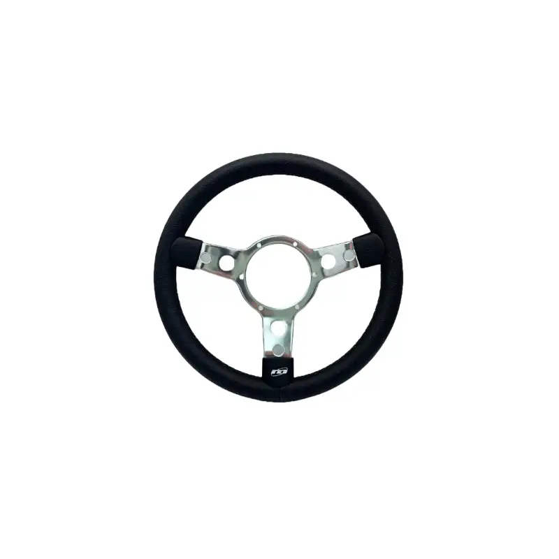 Volant 3 branches vinyle noir pour Defender, Discovery 1, Range Rover Classic Solde